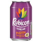 Rubicon Sparkling Passion Fruit Juice Drink 4 x 330 ml Rubicon